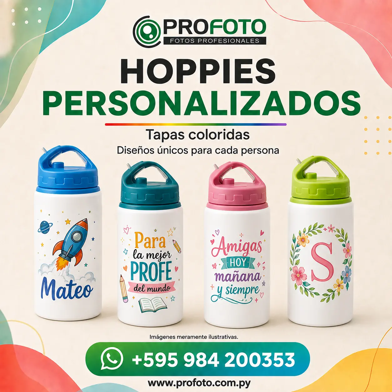 Hoppies personalizados por PROFOTO