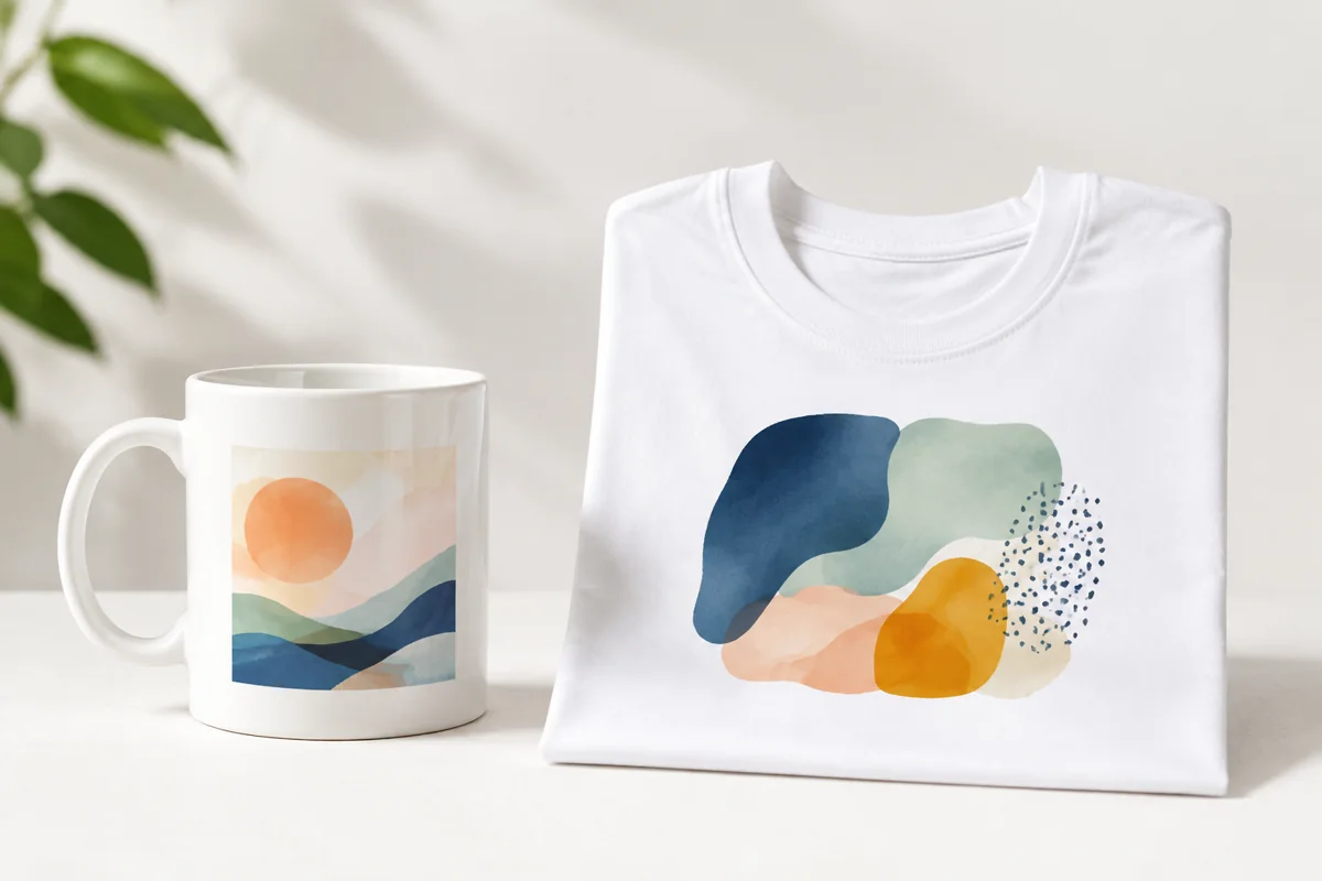 Taza y camiseta personalizadas
